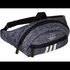 Adidas National 3-Stripe waist pack (grey)